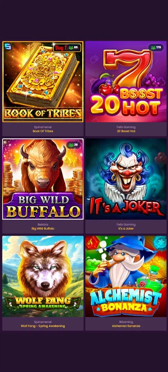 Giochi popolari di Bizzo Casino per smartphone Giochi popolari di Bizzo Casino per smartphone