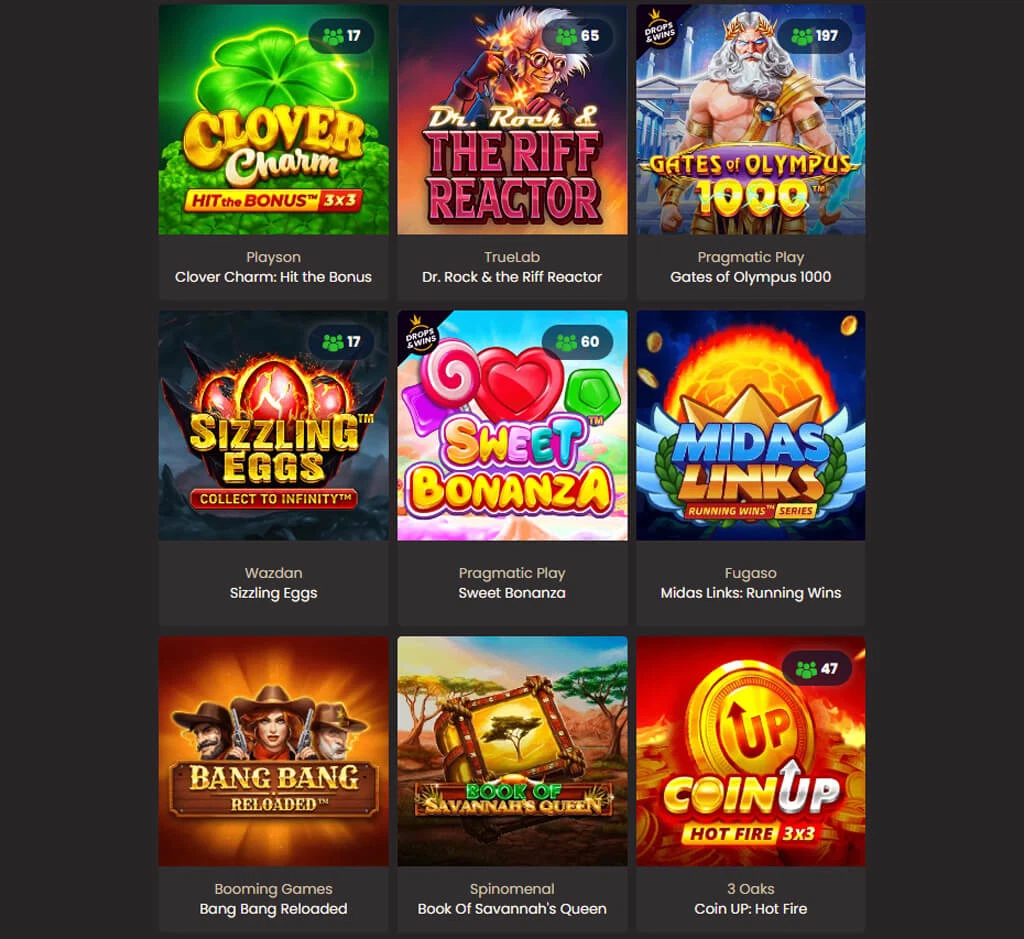 Giochi popolari di National Casinò su PC Giochi popolari di National Casinò su PC