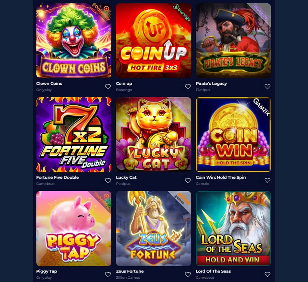 Slot di Nine Casinò su PC Slot di Nine Casinò su PC