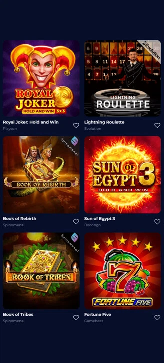 Giochi popolari di Nine Casinò per smartphone Giochi popolari di Nine Casinò per smartphone